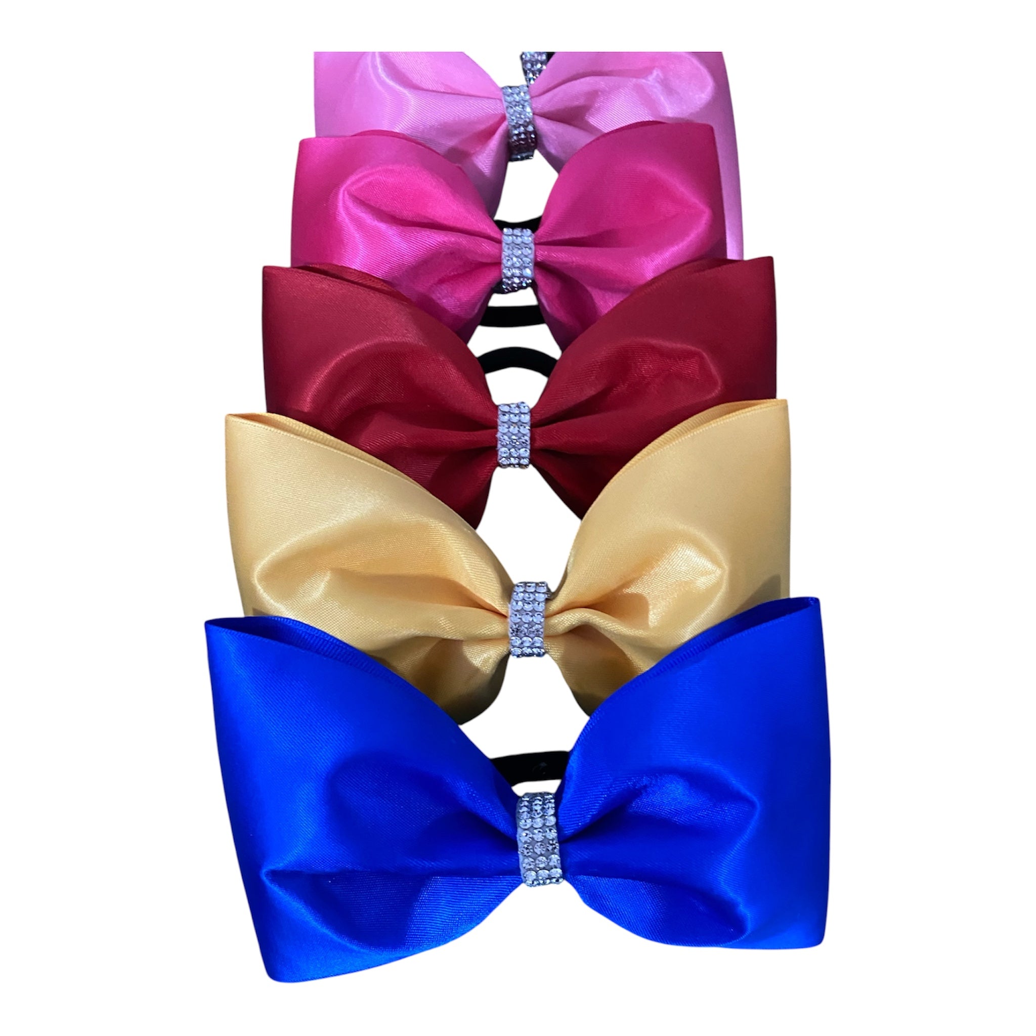 Satin Tail-less Cheer bow