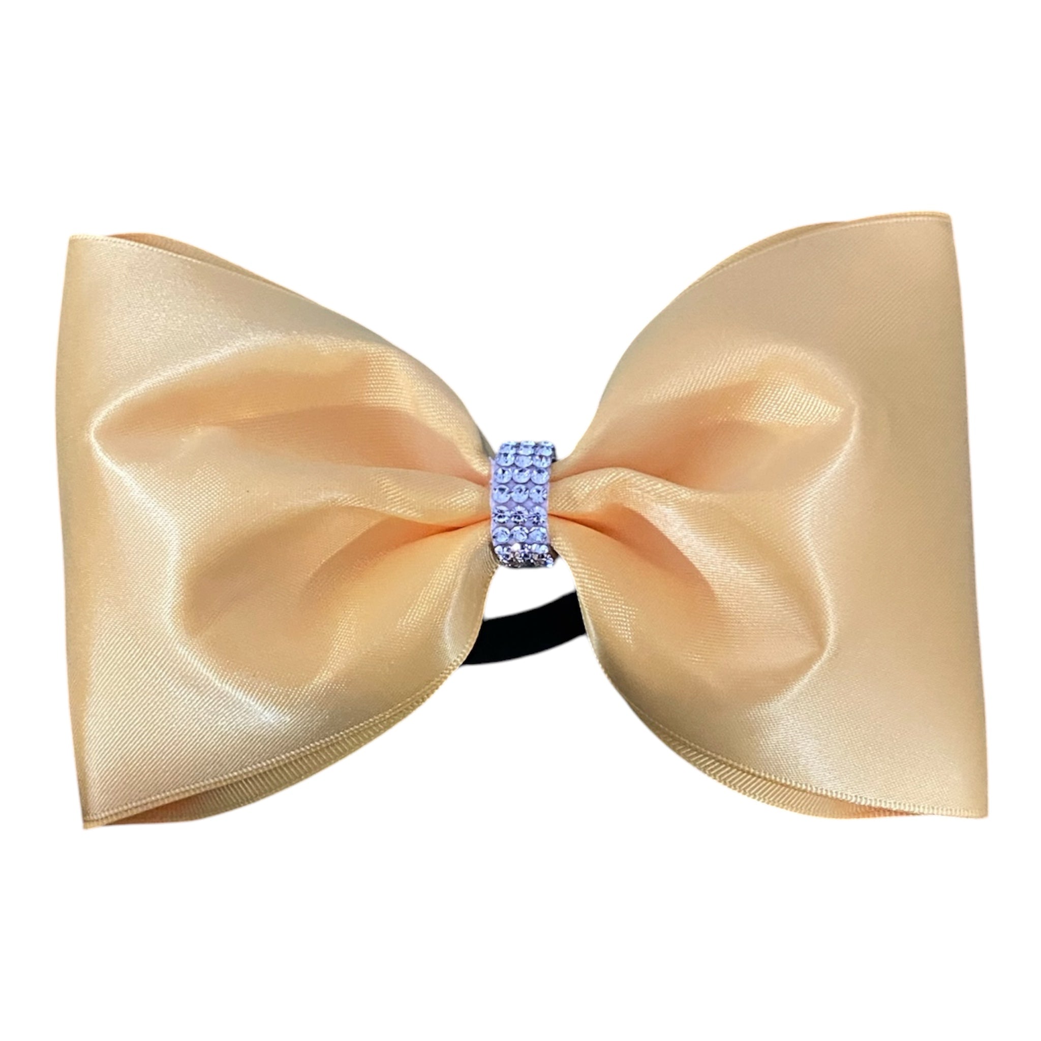 Satin Tail-less Cheer bow