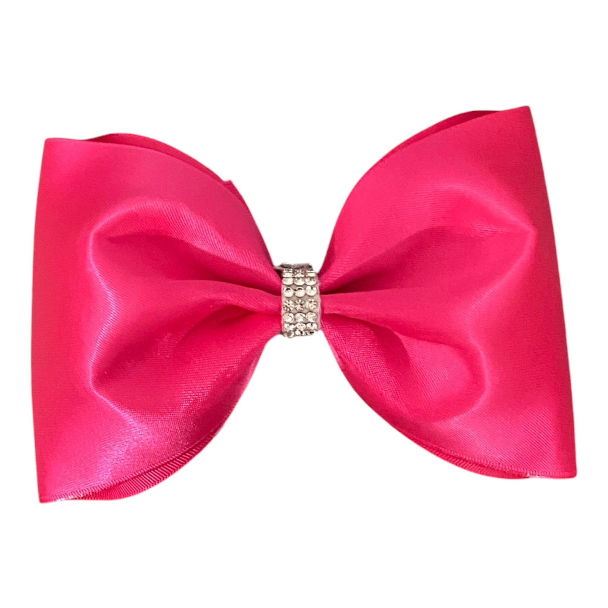 Satin Tail-less Cheer bow