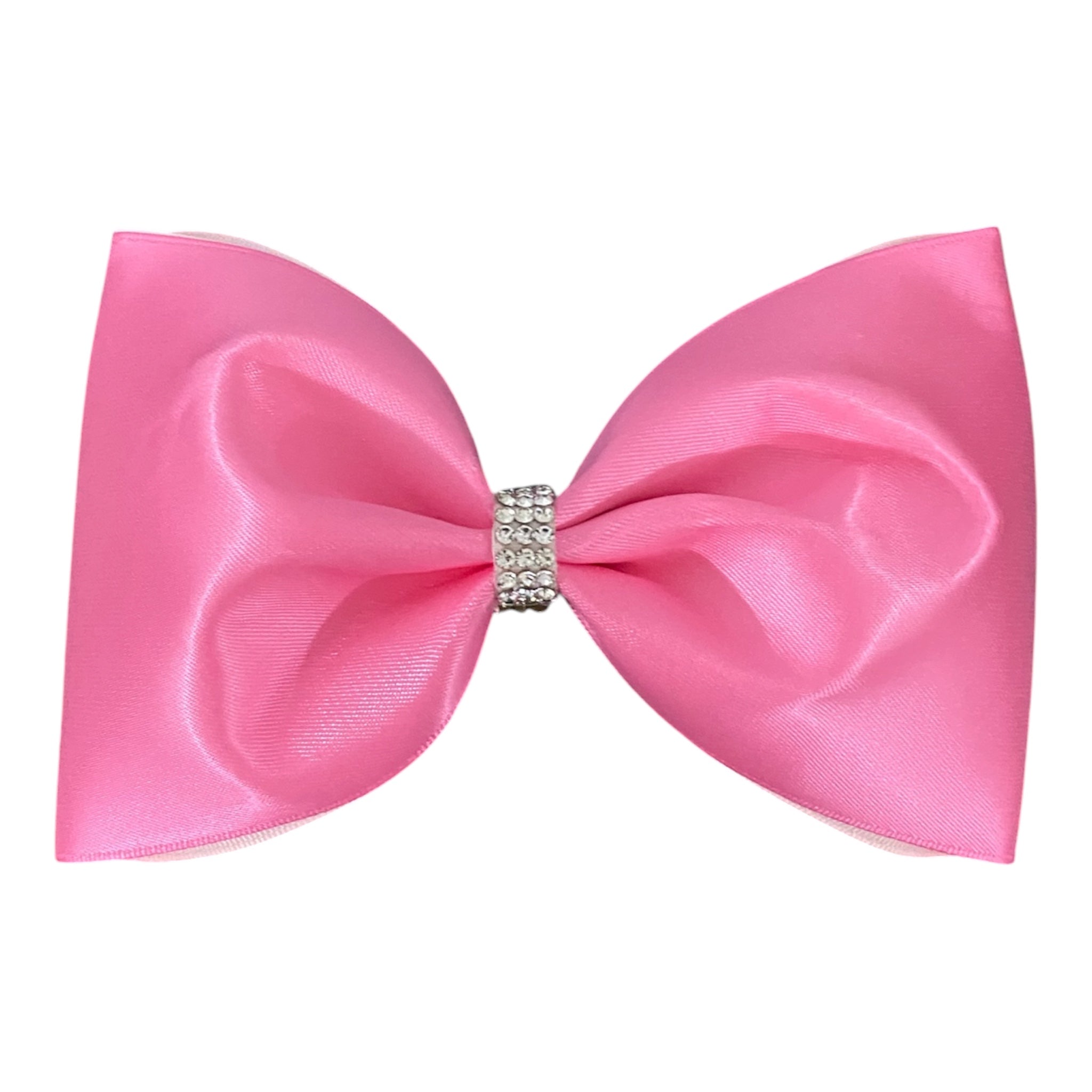 Satin Tail-less Cheer bow